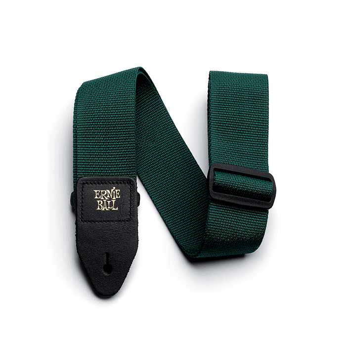 Ernie Ball Forest Green Polypro Guitar Strap Electric / Acoustic - Guitar Warehouse