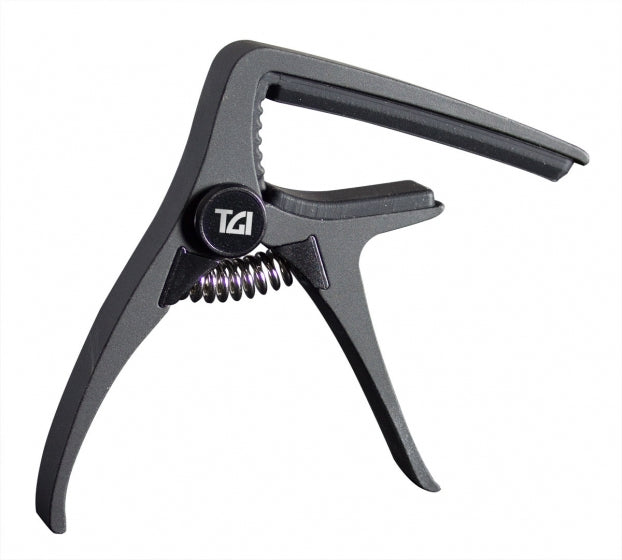 TGI Guitar Capo for 6 String Acoustic or Electric Guitar - Black