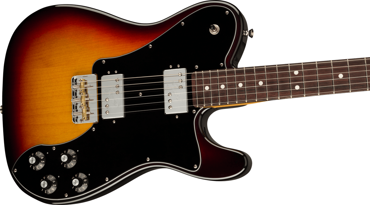 Fender American Professional II Telecaster® Deluxe, Rosewood Fingerboard, 3-Color Sunburst - Guitar Warehouse