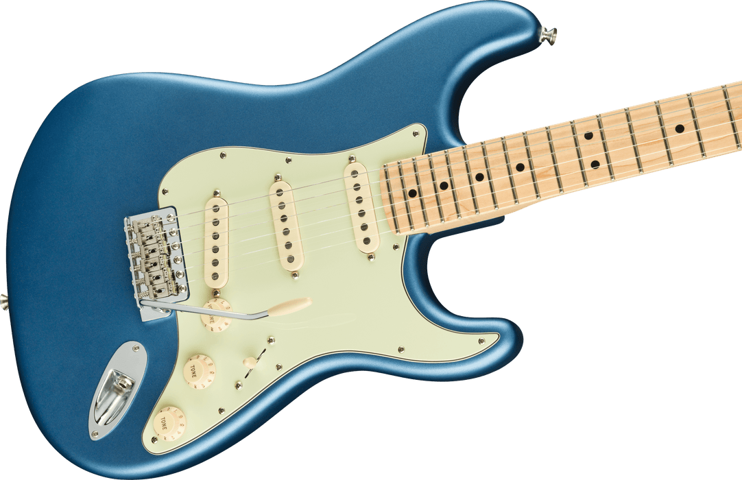 Fender American Performer Stratocaster®, Maple Fingerboard, Satin Lake Placid Blue - Guitar Warehouse