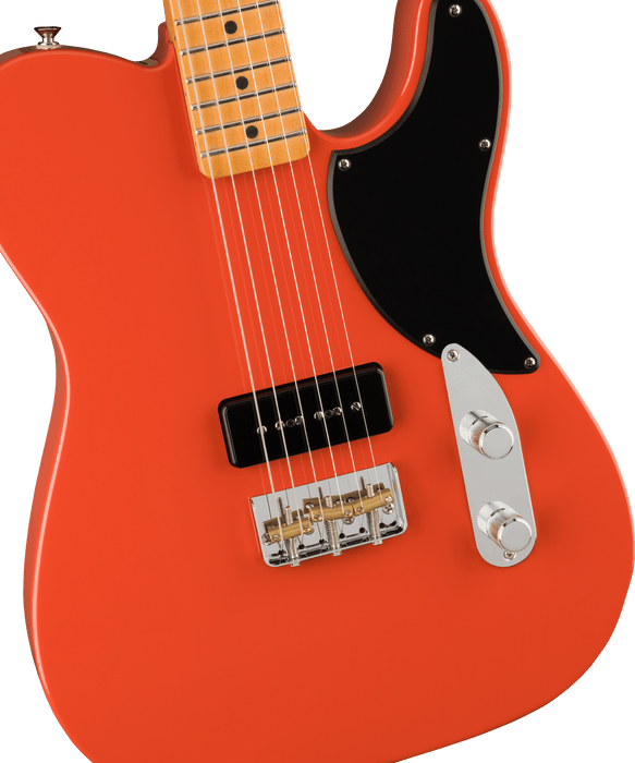 Fender Noventa Stratocaster®, Maple Fingerboard, Feista Red - Guitar Warehouse