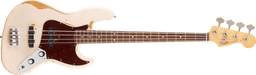 Fender Flea Jazz Bass, Rosewood Fingerboard, Roadworn Shell Pink - Guitar Warehouse