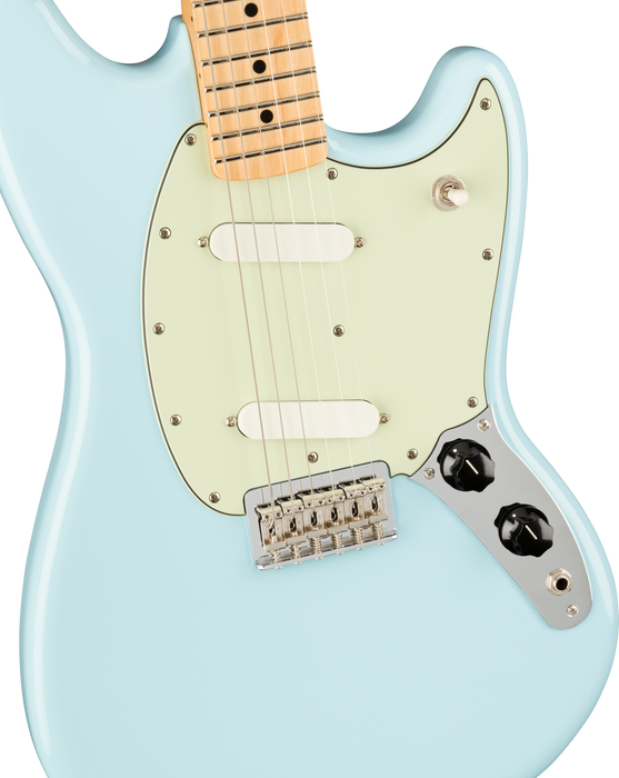 Fender Player Mustang®, Maple Fingerboard, Sonic Blue - Guitar Warehouse
