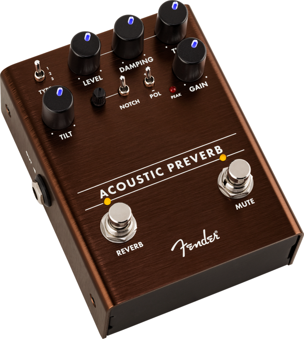 Fender Acoustic Preverb Pedal  -  Preamp/Reverb - Guitar Warehouse