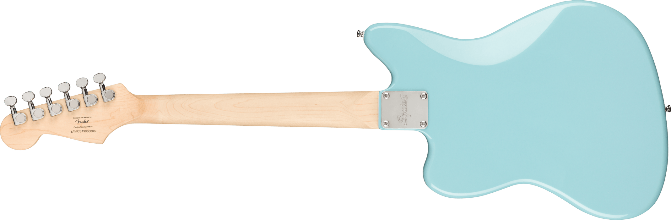 Fender Squier Mini Jazzmaster® HH, Maple Fingerboard, Daphne Blue - Guitar Warehouse