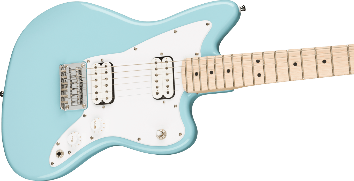 Fender Squier Mini Jazzmaster® HH, Maple Fingerboard, Daphne Blue - Guitar Warehouse