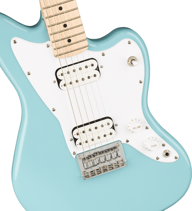 Fender Squier Mini Jazzmaster® HH, Maple Fingerboard, Daphne Blue - Guitar Warehouse