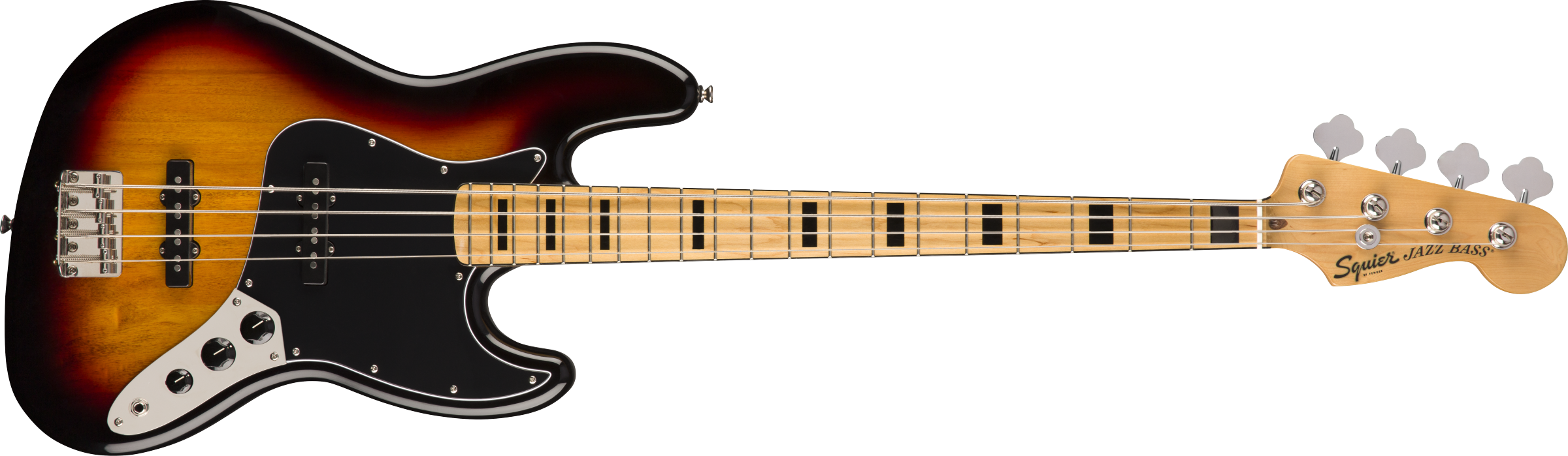 Fender Squier Classic Vibe '70s Jazz Bass®, Maple Fingerboard, Sunburst - Guitar Warehouse
