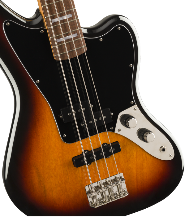Fender Squier Classic Vibe Jaguar® Bass, Laurel Fingerboard, 3-Color Sunburst  *Includes Deluxe Setup! - Guitar Warehouse