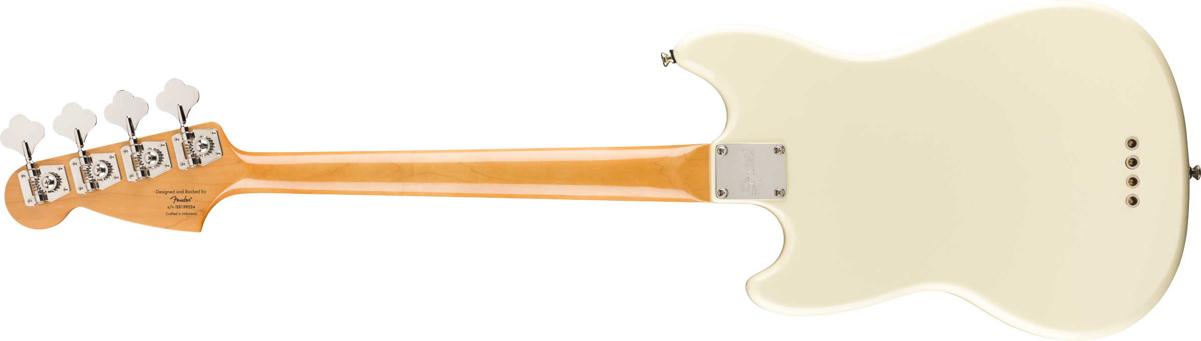 Fender Squier Player Classic Vibe '60s Mustang® Bass - Olympic White *Includes Deluxe Setup! - Guitar Warehouse