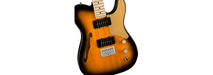 Fender Squier Paranormal Cabronita Telecaster® Thinline, Maple Fingerboard, Gold Anodized Pickguard, 2-Color Sunburst - Guitar Warehouse