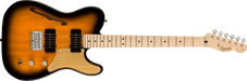 Fender Squier Paranormal Cabronita Telecaster® Thinline, Maple Fingerboard, Gold Anodized Pickguard, 2-Color Sunburst - Guitar Warehouse