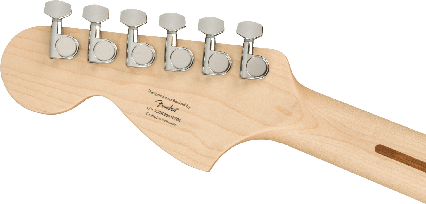 Fender Squier Affinity Series™ Stratocaster®, Maple Fingerboard, Black Pickguard, Lake Placid Blue - Guitar Warehouse
