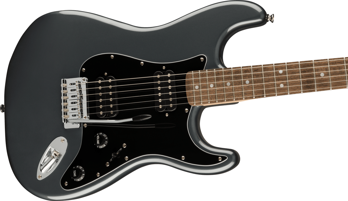 Fender Squier Affinity Stratocaster HH Charcoal Frost Metallic - Guitar Warehouse