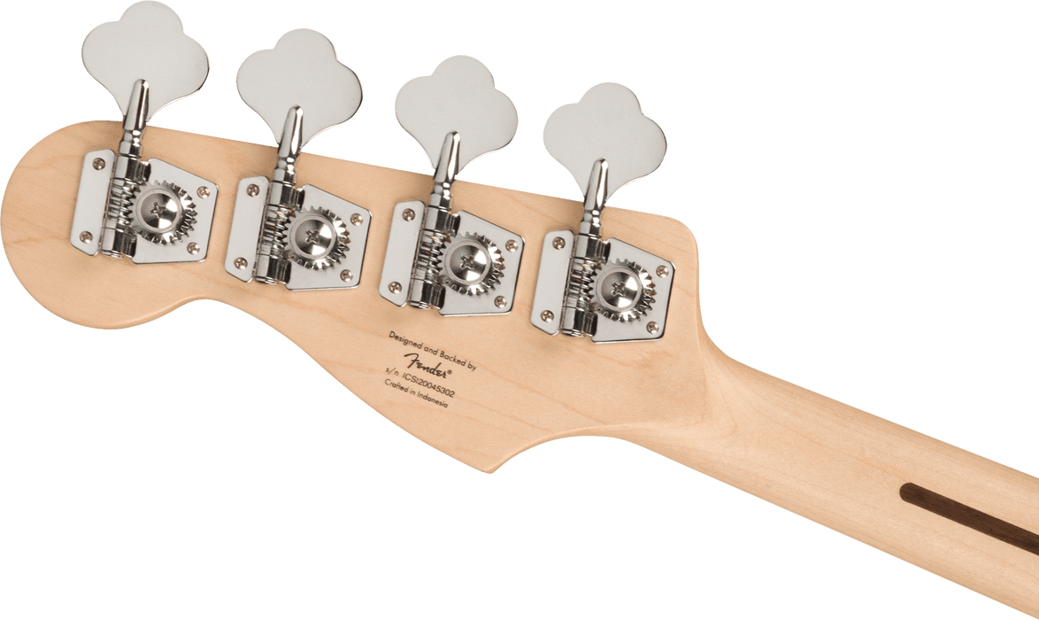 Fender Squier Affinity Series™ Jazz Bass®, Maple Fingerboard, White Pickguard, 3-Color Sunburst - Guitar Warehouse