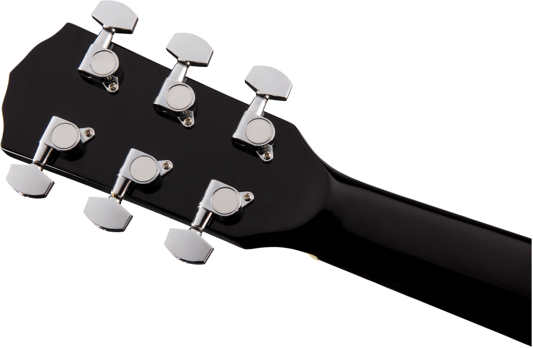 Fender CD-60S Dreadnought Acoustic Guitar, Walnut Fingerboard, Black - Guitar Warehouse