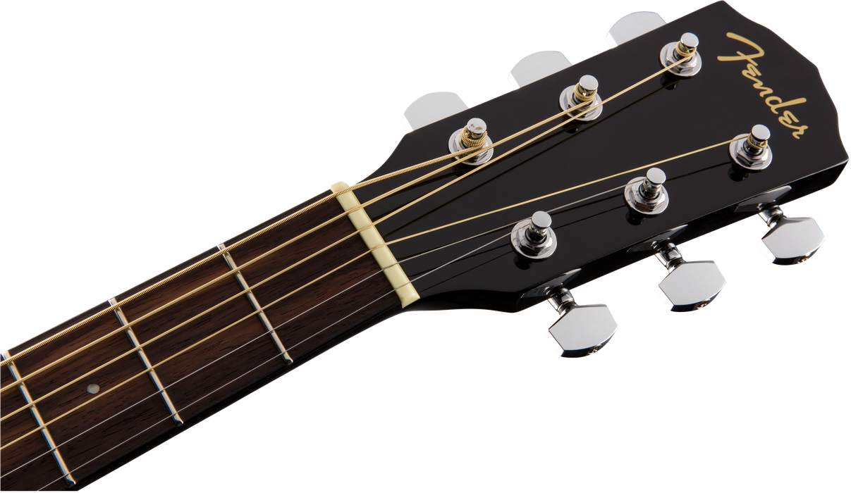 Fender CD-60S Dreadnought Acoustic Guitar, Walnut Fingerboard, Black - Guitar Warehouse
