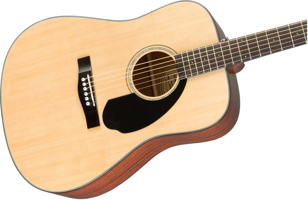 Fender CD-60S Dreadnought Acoustic Guitar, Walnut Fingerboard, Natural - Guitar Warehouse