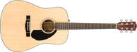 Fender CD-60S Dreadnought Acoustic Guitar, Walnut Fingerboard, Natural - Guitar Warehouse
