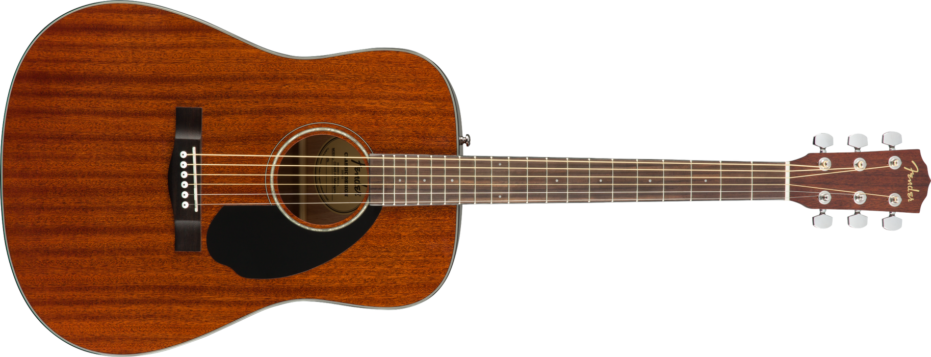Fender CD-60S Dreadnought, Walnut Fingerboard, All-Mahogany - Guitar Warehouse