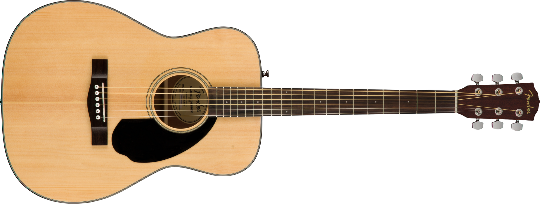 Fender CC-60S Concert, Walnut Fingerboard, Natural - Guitar Warehouse