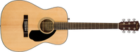 Fender CC-60S Concert, Walnut Fingerboard, Natural - Guitar Warehouse