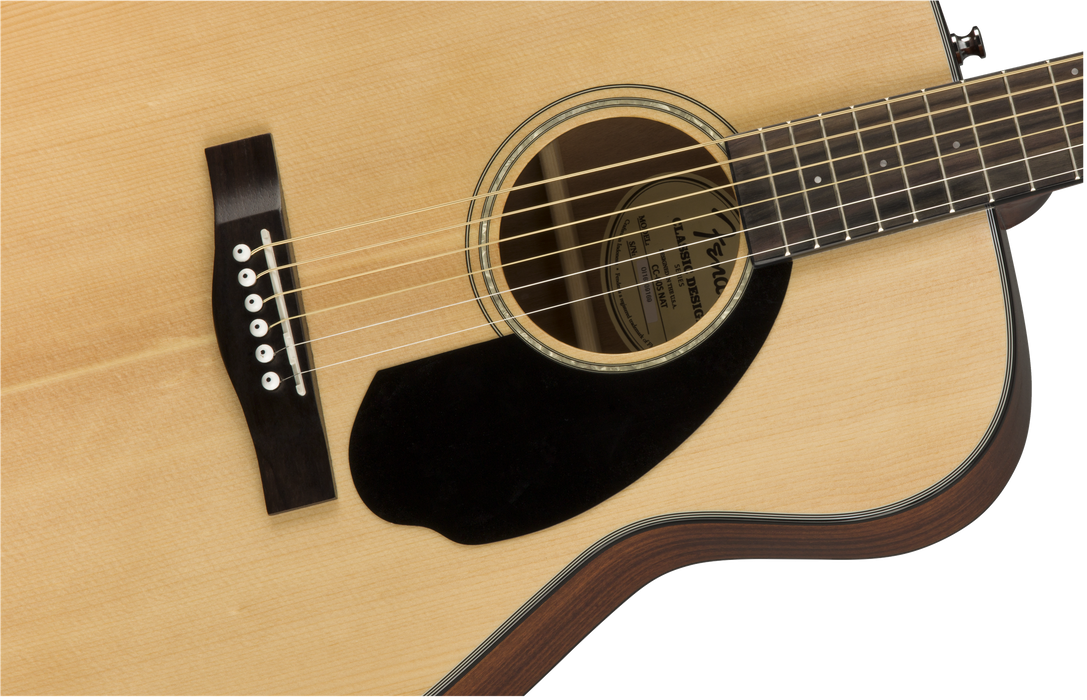 Fender CC-60S Concert, Walnut Fingerboard, Natural - Guitar Warehouse