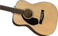 Fender CC-60S Acoustic Concert Left Handed, Walnut Fingerboard, Natural - Guitar Warehouse