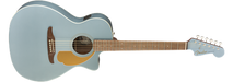 Fender Newporter Player, Acoustic Guitar Walnut Fingerboard, Ice Blue Satin - Guitar Warehouse
