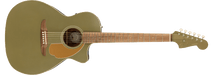 Fender Newporter Player, Acoustic Guitar Walnut Fingerboard, Olive Satin - Guitar Warehouse