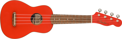Fender Limited Edition Venice Soprano Ukulele - Fiesta Red - Guitar Warehouse