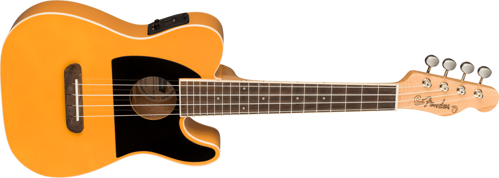 Fender Fullerton Tele® Concert Ukulele - Butterscotch Blonde - Guitar Warehouse