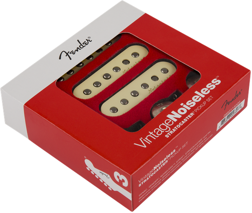 Fender Vintage Noiseless™ Strat® Pickups Set of 3 - Aged White - Guitar Warehouse