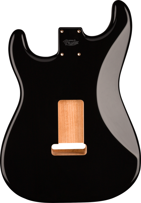 Fender Classic Series 60's Stratocaster® SSS Alder Body Vintage Bridge Mount, Black - Guitar Warehouse