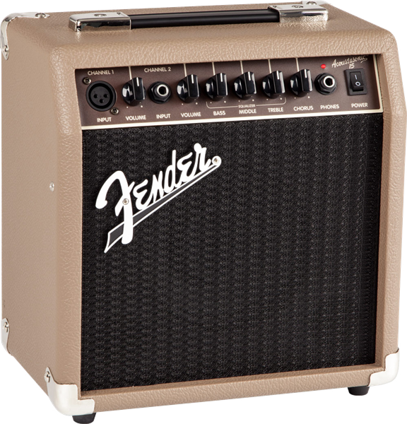 Fender Acoustasonic™ 15, Acoustic Guitar Combo 230V UK DS - Guitar Warehouse