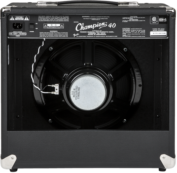 Fender Champion™ 40W Combo, 230V UK - Guitar Warehouse