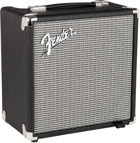 Fender Rumble™ 15 (V3), 230V EUR, Black/Silver - Guitar Warehouse