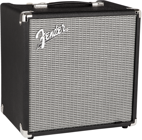 Fender Rumble™ 25 (V3), 230V UK, Black/Silver - Guitar Warehouse