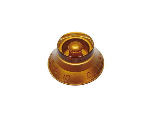 Bell Knob for Electric Guitar LP SG - Transparent Amber - Guitar Warehouse