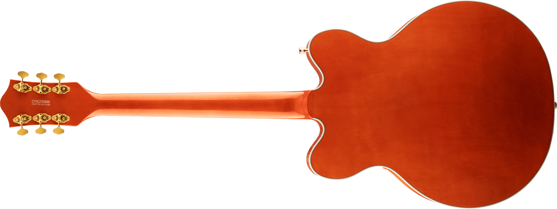 Gretsch  G5422TG Electromatic® Classic Hollow Body Double-Cut with Bigsby® and Gold Hardware, Laurel Fingerboard, Orange Stain - Guitar Warehouse