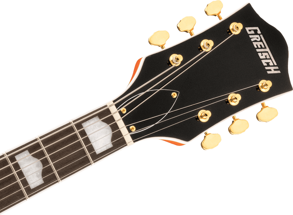 Gretsch  G5422TG Electromatic® Classic Hollow Body Double-Cut with Bigsby® and Gold Hardware, Laurel Fingerboard, Orange Stain - Guitar Warehouse