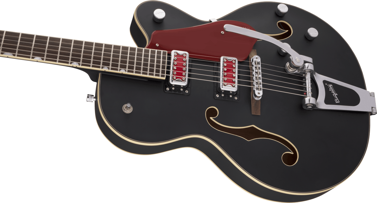 Gretsch G5410T Electromatic® "Rat Rod" Hollow Body Single-Cut with Bigsby®, Rosewood Fingerboard, Matte Black - Guitar Warehouse