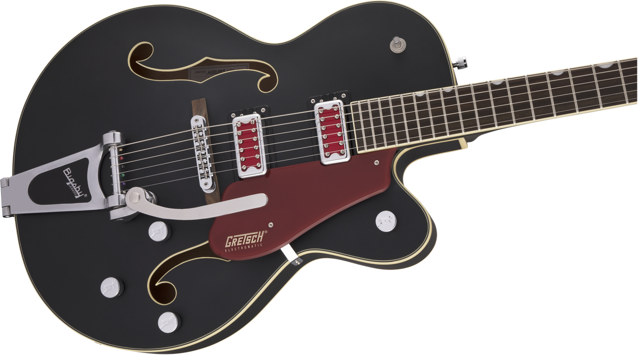 Gretsch G5410T Electromatic® "Rat Rod" Hollow Body Single-Cut with Bigsby®, Rosewood Fingerboard, Matte Black - Guitar Warehouse