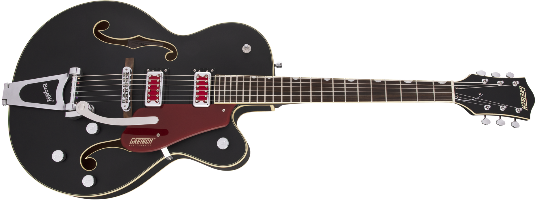 Gretsch G5410T Electromatic® "Rat Rod" Hollow Body Single-Cut with Bigsby®, Rosewood Fingerboard, Matte Black - Guitar Warehouse