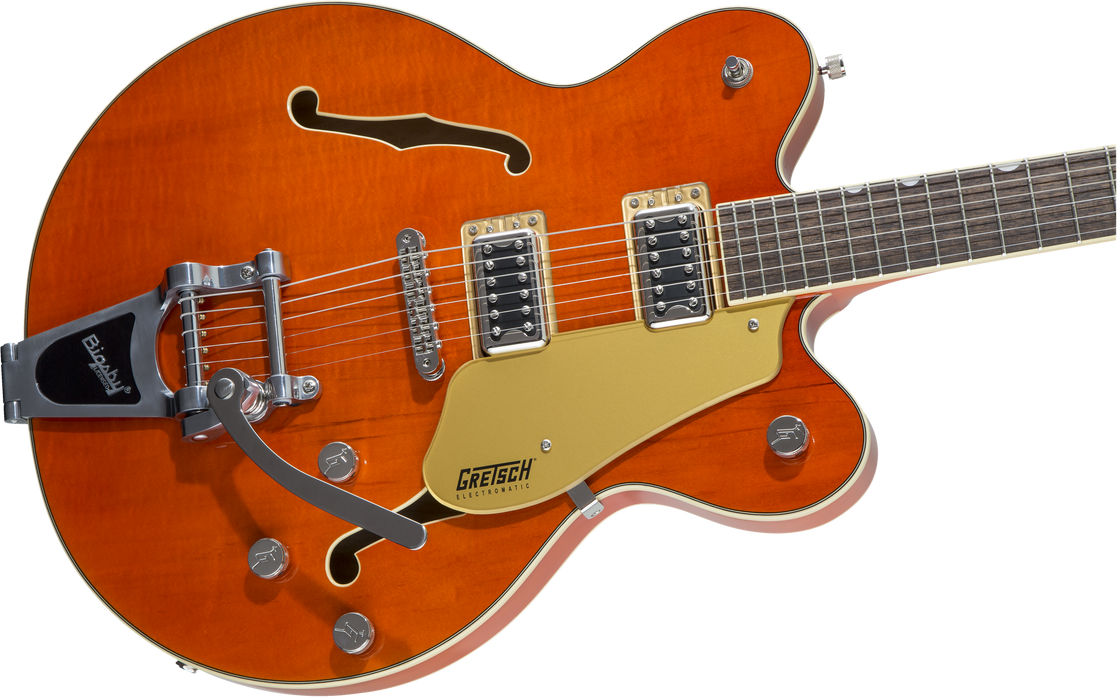 Gretsch G5622T Electromatic® Center Block Double-Cut with Bigsby®, Laurel Fingerboard, Orange Stain - Guitar Warehouse