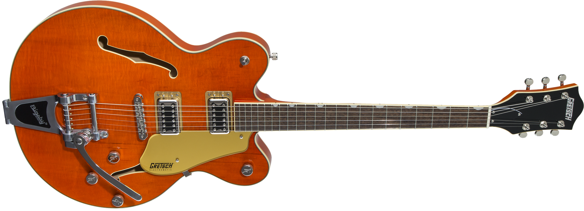 Gretsch G5622T Electromatic® Center Block Double-Cut with Bigsby®, Laurel Fingerboard, Orange Stain - Guitar Warehouse