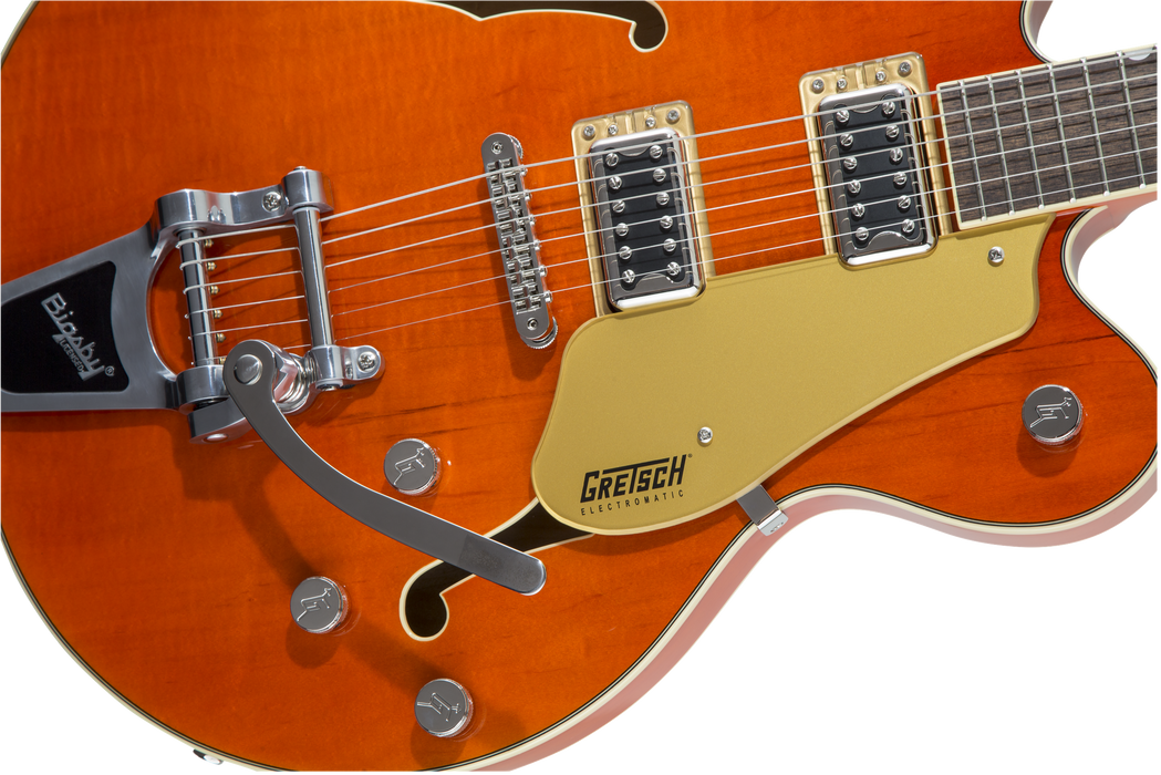 Gretsch G5622T Electromatic® Center Block Double-Cut with Bigsby®, Laurel Fingerboard, Orange Stain - Guitar Warehouse