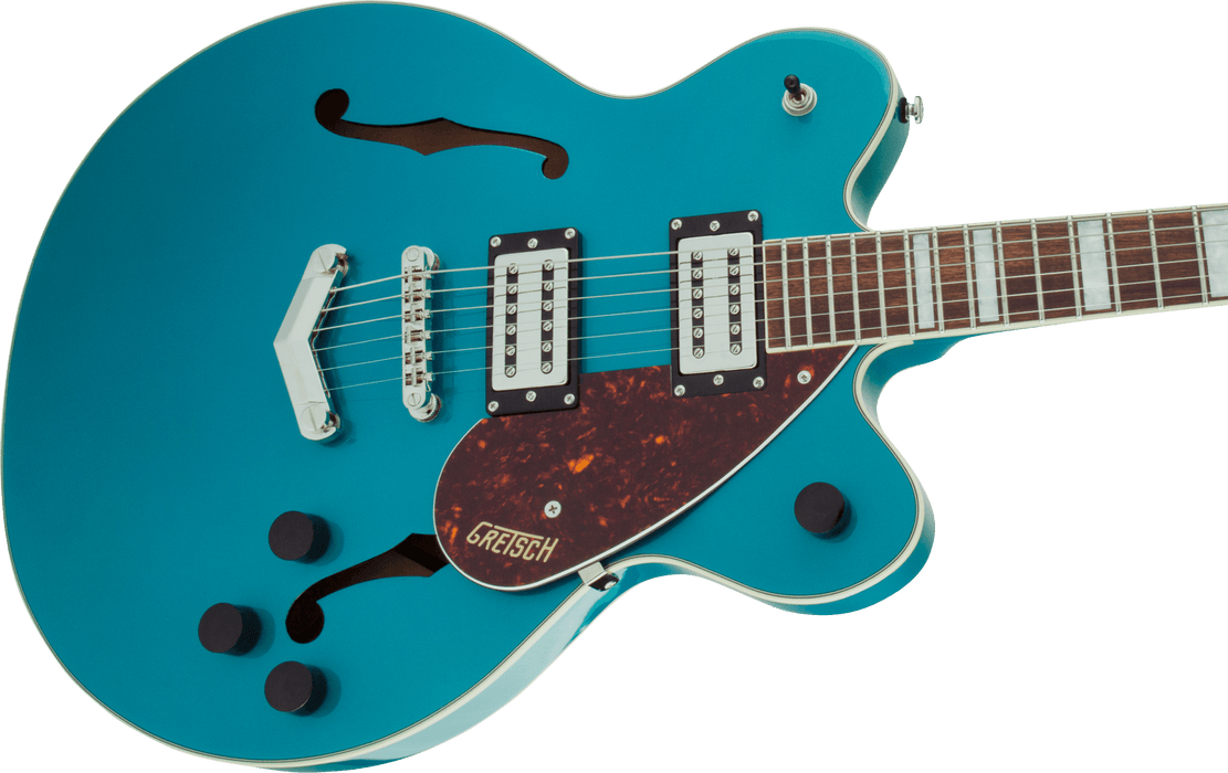 Gretsch G2622 Streamliner™ Center Block Double-Cut with V-Stoptail, Broad'Tron™ BT-2S Pickups, Laurel Fingerboard, Ocean Turquoise - Guitar Warehouse