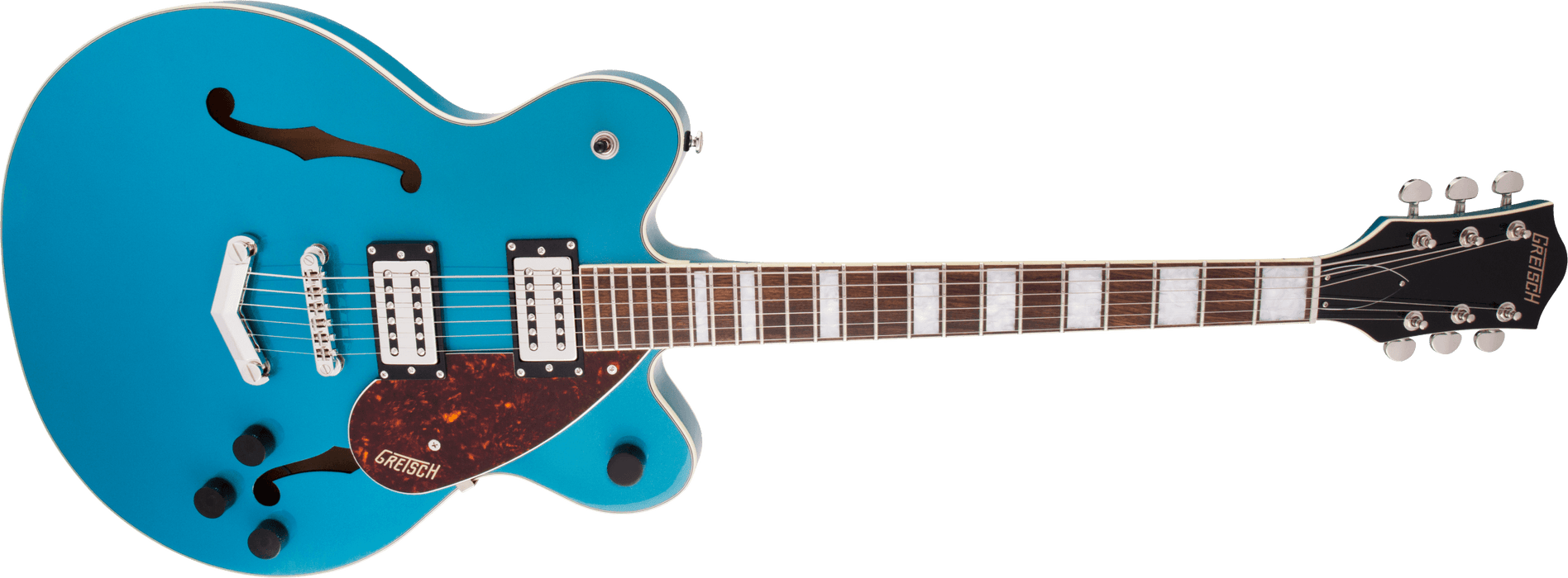 Gretsch G2622 Streamliner™ Center Block Double-Cut with V-Stoptail, Broad'Tron™ BT-2S Pickups, Laurel Fingerboard, Ocean Turquoise - Guitar Warehouse