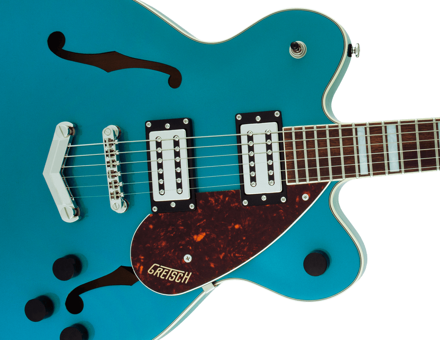 Gretsch G2622 Streamliner™ Center Block Double-Cut with V-Stoptail, Broad'Tron™ BT-2S Pickups, Laurel Fingerboard, Ocean Turquoise - Guitar Warehouse